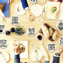 Load image into Gallery viewer, 8PCS Diamond Painting Coasters Kits Wooden Full Drill Coaster(English Letters 3)