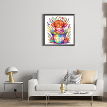 Load image into Gallery viewer, Diamond Painting - Partial Special Shaped - Caitong Xiaoxu Niu (30*30CM)