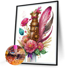 Load image into Gallery viewer, Diamond Painting - Partial Special Shaped - Feathers and chimneys (30*40CM)