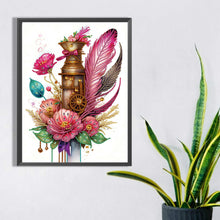 Load image into Gallery viewer, Diamond Painting - Partial Special Shaped - Feathers and chimneys (30*40CM)