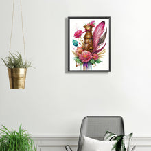 Load image into Gallery viewer, Diamond Painting - Partial Special Shaped - Feathers and chimneys (30*40CM)