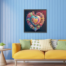 Load image into Gallery viewer, Diamond Painting - Partial Special Shaped - heart of darkness (30*30CM)