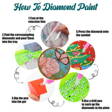 Load image into Gallery viewer, 8PCS Special Shape Diamond Painting Coasters Kits (Butterfly Stained Glass)