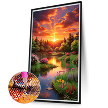 Load image into Gallery viewer, Diamond Painting - Full Round - mountains and fields (40*70CM)