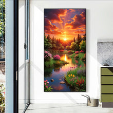 Load image into Gallery viewer, Diamond Painting - Full Round - mountains and fields (40*70CM)
