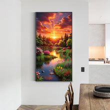 Load image into Gallery viewer, Diamond Painting - Full Round - mountains and fields (40*70CM)