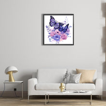Load image into Gallery viewer, Diamond Painting - Partial Special Shaped - Butterfly (30*30CM)