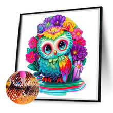 Load image into Gallery viewer, Diamond Painting - Partial Special Shaped - owl (30*30CM)