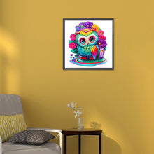 Load image into Gallery viewer, Diamond Painting - Partial Special Shaped - owl (30*30CM)