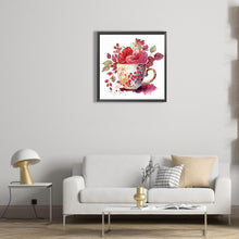 Load image into Gallery viewer, Diamond Painting - Partial Special Shaped - flower cup (30*30CM)