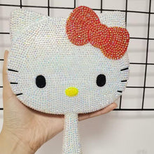 Load image into Gallery viewer, DIY Diamond Painting Mirror Kit Hello Kity Diamond Pocket Mirror (White)