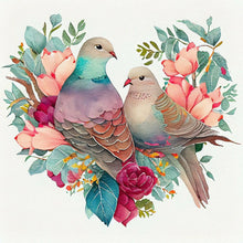 Load image into Gallery viewer, Diamond Painting - Full Round - Flowers and birds (40*40CM)