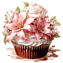 Load image into Gallery viewer, Diamond Painting - Full Round - Lily Cupcakes (40*40CM)