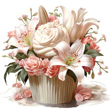 Load image into Gallery viewer, Diamond Painting - Full Round - Lily Cupcakes (40*40CM)