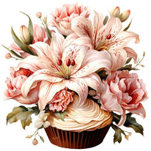 Load image into Gallery viewer, Diamond Painting - Full Round - Lily Cupcakes (40*40CM)