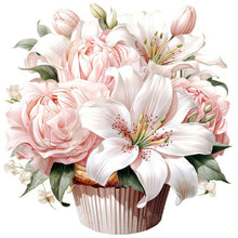 Load image into Gallery viewer, Diamond Painting - Full Round - Lily Cupcakes (40*40CM)