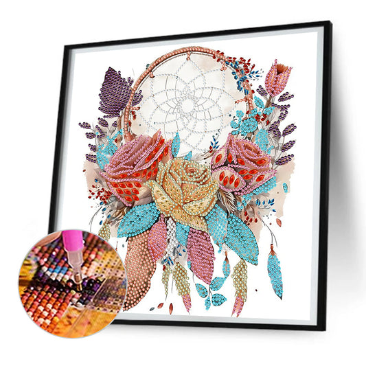 Diamond Painting - Partial Special Shaped - Dreamcatcher (30*30CM)