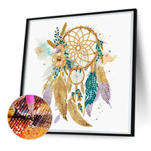 Load image into Gallery viewer, Diamond Painting - Partial Special Shaped - Dreamcatcher (30*30CM)