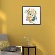 Load image into Gallery viewer, Diamond Painting - Partial Special Shaped - Dreamcatcher (30*30CM)