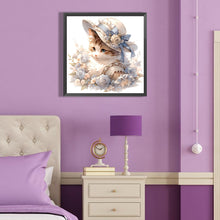 Load image into Gallery viewer, Diamond Painting - Full Round - Miss Dog and Miss Cat (40*40CM)