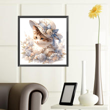 Load image into Gallery viewer, Diamond Painting - Full Round - Miss Dog and Miss Cat (40*40CM)