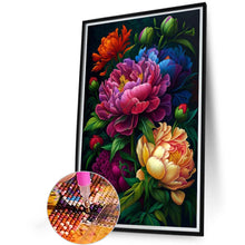 Load image into Gallery viewer, AB Diamond Painting - Full Round - night peony (40*60CM)