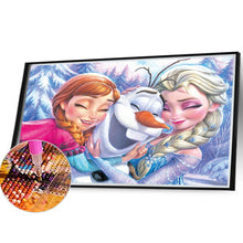 Load image into Gallery viewer, Diamond Painting - Full Round - Frozen Anna and Elsa (40*30CM)