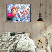 Load image into Gallery viewer, Diamond Painting - Full Round - Frozen Anna and Elsa (40*30CM)