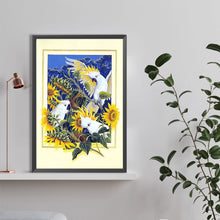 Load image into Gallery viewer, Diamond Painting - Full Round - Frame painted sunflower parrot (40*60CM)