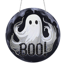 Load image into Gallery viewer, Double Sided Diamond Art Painting Diamond Painting Suncatcher (halloween ghost)