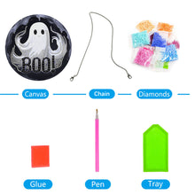 Load image into Gallery viewer, Double Sided Diamond Art Painting Diamond Painting Suncatcher (halloween ghost)