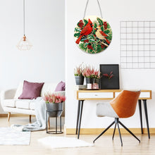 Load image into Gallery viewer, Double Sided Diamond Art Painting Diamond Painting Suncatcher (holly cardinal)