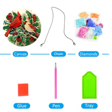 Load image into Gallery viewer, Double Sided Diamond Art Painting Diamond Painting Suncatcher (holly cardinal)