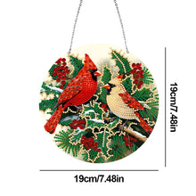 Load image into Gallery viewer, Double Sided Diamond Art Painting Diamond Painting Suncatcher (holly cardinal)