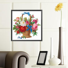Load image into Gallery viewer, Diamond Painting - Partial Special Shaped - flower basket (40*40CM)