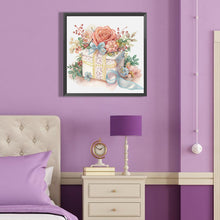 Load image into Gallery viewer, Diamond Painting - Partial Special Shaped - flower gift box (40*40CM)