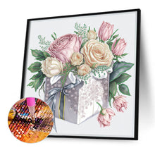 Load image into Gallery viewer, Diamond Painting - Partial Special Shaped - flower gift box (40*40CM)