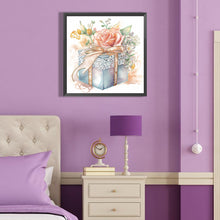 Load image into Gallery viewer, Diamond Painting - Partial Special Shaped - flower gift box (40*40CM)