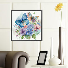 Load image into Gallery viewer, Diamond Painting - Partial Special Shaped - flowers butterfly (40*40CM)