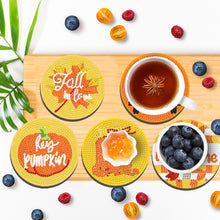 Load image into Gallery viewer, 8PCS Acrylic Round Diamond Painting Art Coaster Kit Diamond Painting DIY Coaster