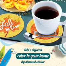 Load image into Gallery viewer, 8PCS Acrylic Round Diamond Painting Art Coaster Kit Diamond Painting DIY Coaster