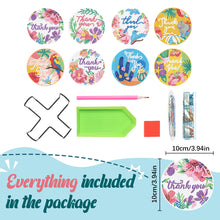Load image into Gallery viewer, 8PCS Acrylic Round Diamond Painting Art Coaster Kit Diamond Painting DIY Coaster