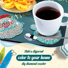 Load image into Gallery viewer, 10PCS Diamond Painting Art Coaster Kit Santa Christmas Christmas Gifts Cardinals