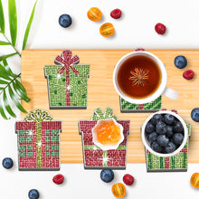 Load image into Gallery viewer, 10PCS Diamond Painting Art Coaster Kit Santa Christmas Christmas Gifts Cardinals