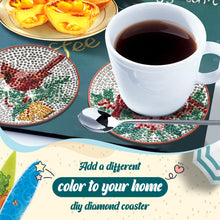 Load image into Gallery viewer, 10PCS Diamond Painting Art Coaster Kit Santa Christmas Christmas Gifts Cardinals