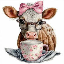Load image into Gallery viewer, Diamond Painting - Full Round - dairy cow (30*30CM)