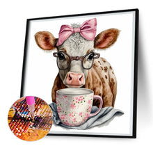 Load image into Gallery viewer, Diamond Painting - Full Round - dairy cow (30*30CM)