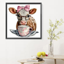 Load image into Gallery viewer, Diamond Painting - Full Round - dairy cow (30*30CM)
