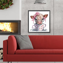Load image into Gallery viewer, Diamond Painting - Full Round - dairy cow (30*30CM)