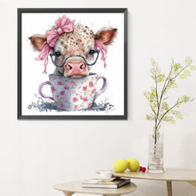 Load image into Gallery viewer, Diamond Painting - Full Round - dairy cow (30*30CM)